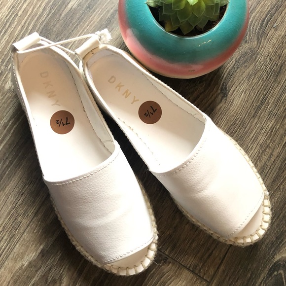 dkny open toe espadrilles